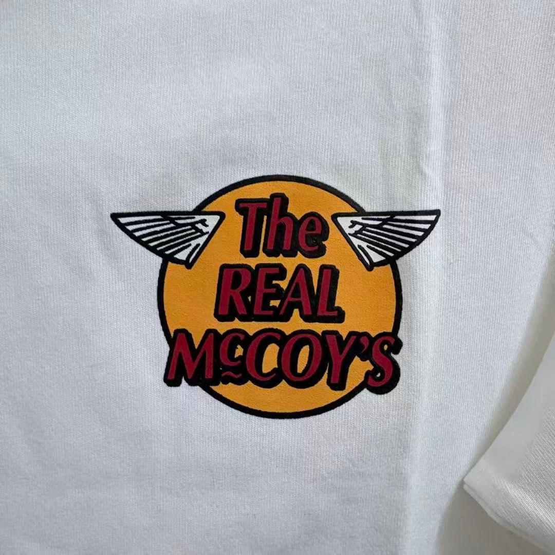 ◈ THE REAL McCOY'S / ロゴTシャツ White 38【新品】