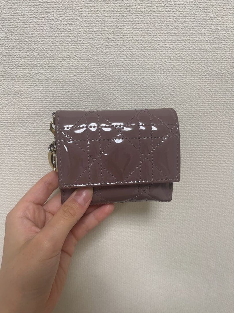 レディディオール カナージュ ロータスウォレット 三つ折り財布