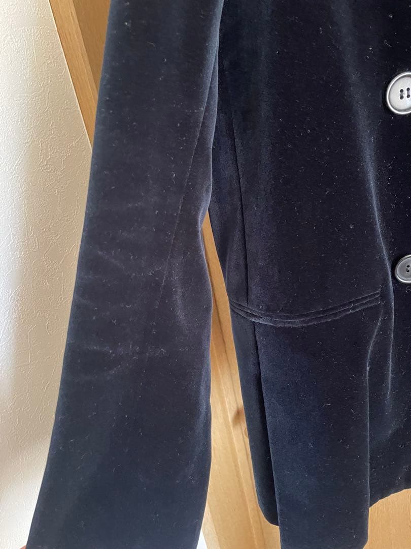 Acne Studios ブラックベルベットジャケット 34