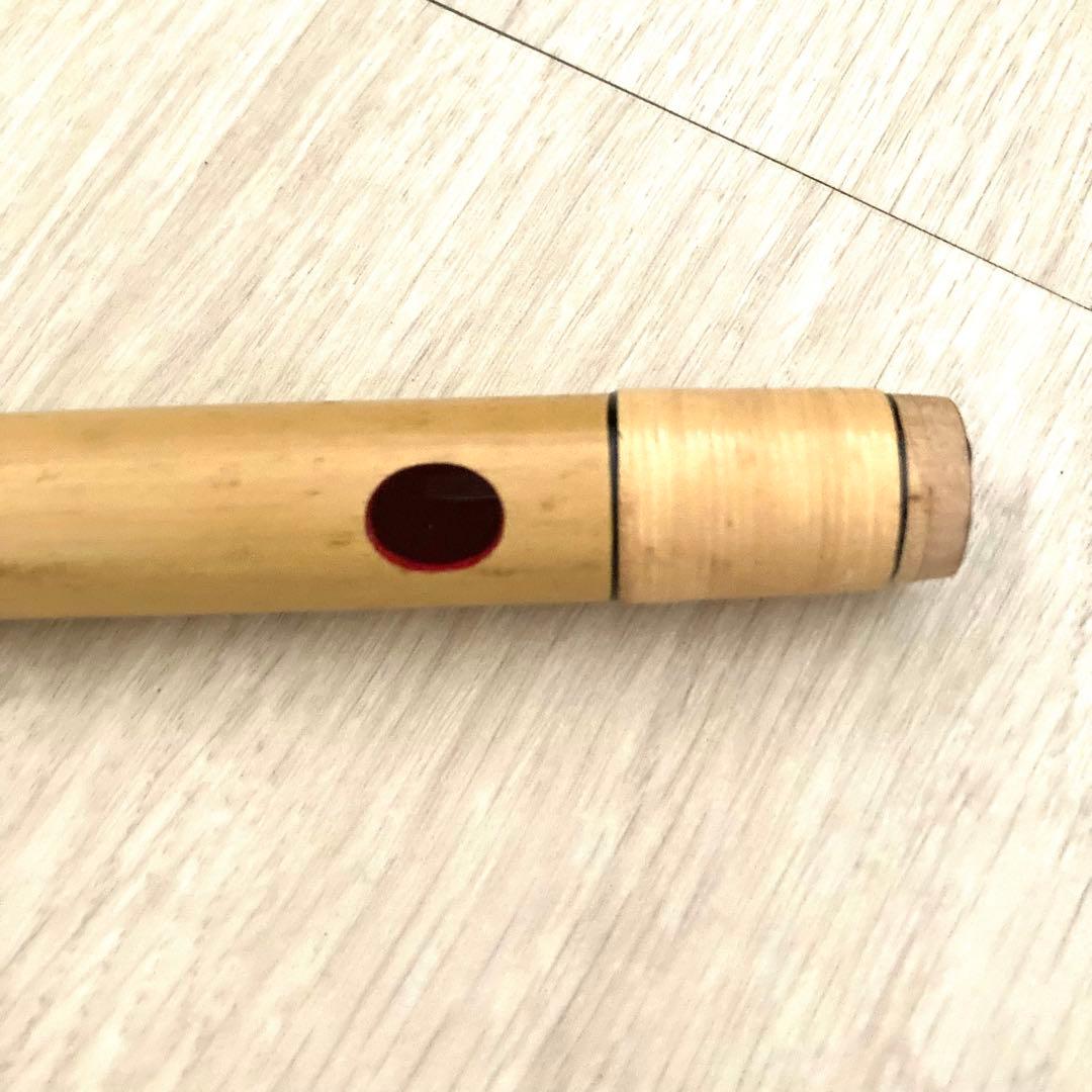 【六つ穴】篠笛 古典調 四本調子　籐仕上げ 両巻き 六つ穴　大塚竹管楽器