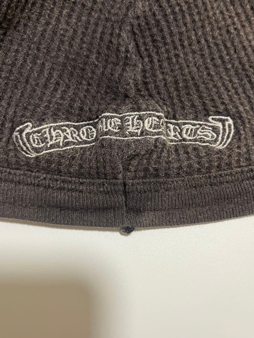 クロムハーツ ニット帽 サーマルビーニー クロス刺繍 ニットキャップ