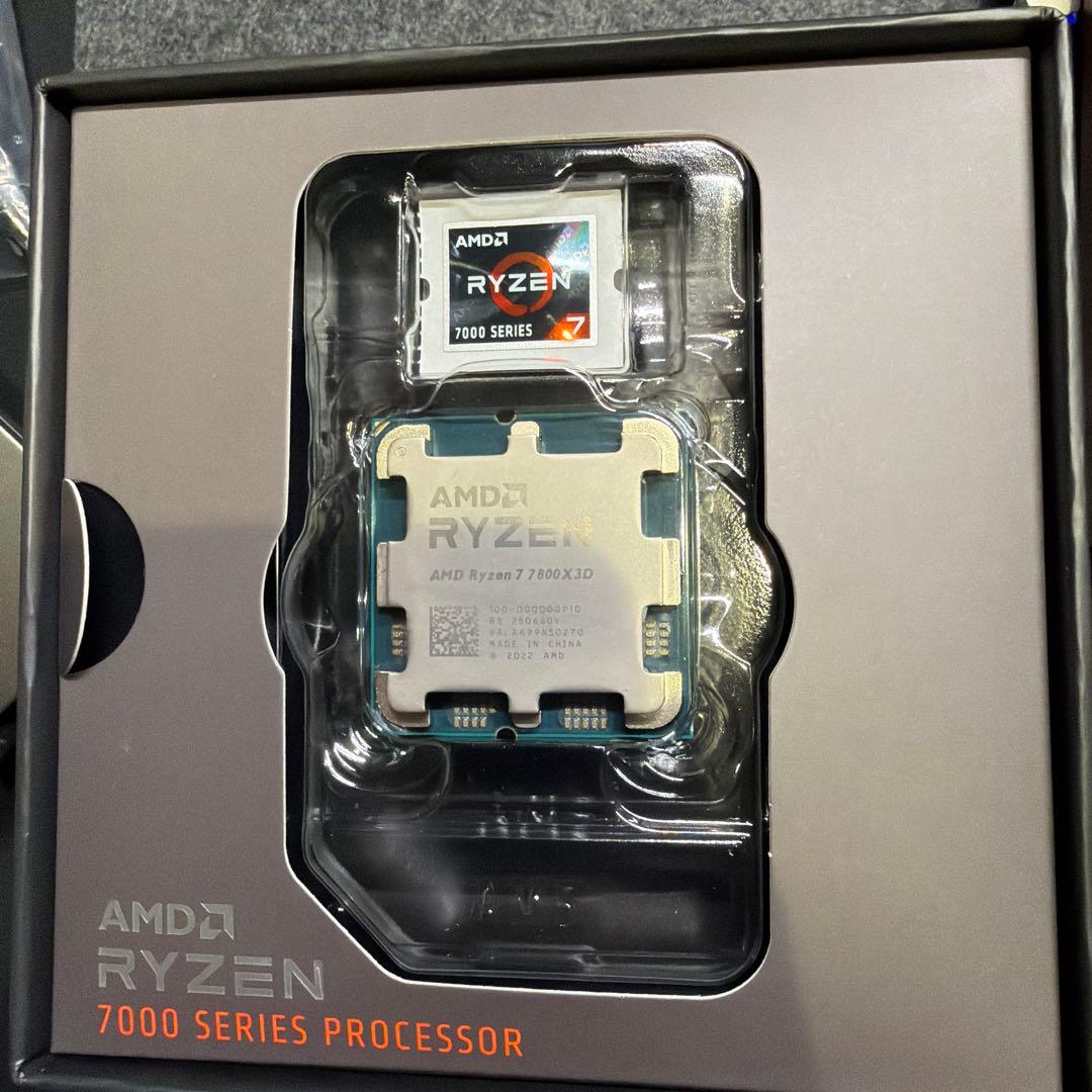動作確認済 AMD Ryzen 7 7800X3D 7000シリーズ CPU