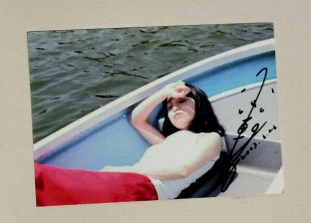 値下げ！　小川範子 DVD『LIVE ただ愛のために』 サイン入写真付他　激レア
