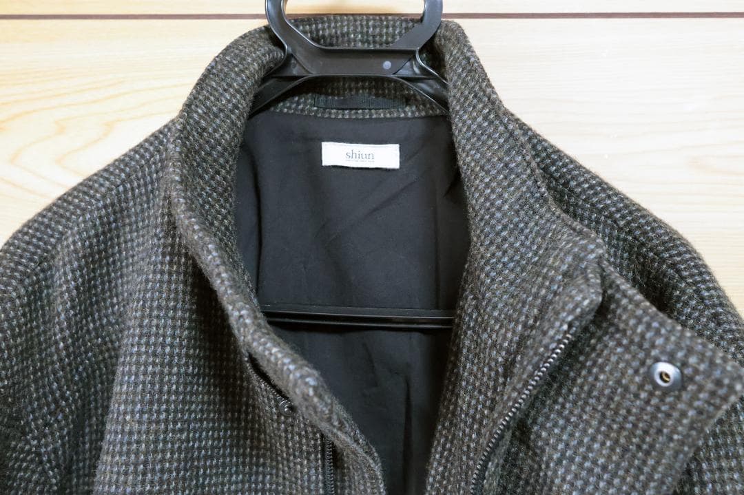 o*i様 shiun MILITARY STAND COLLAR BLOUSON