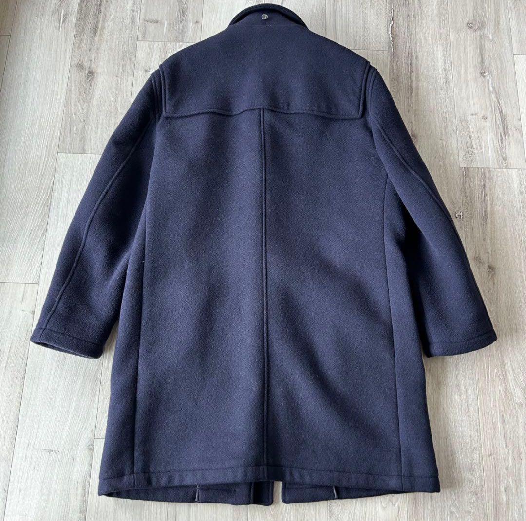 BROOKS BROTHERS ダッフルコート ネイビー L ブラックウォッチ