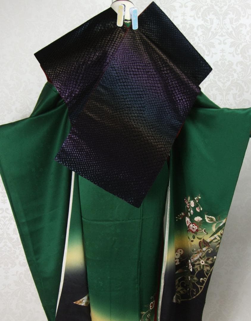 アールヌーヴォー　ゴシック振袖　金駒刺繍　振袖フルセット　成人式 ｍ10
