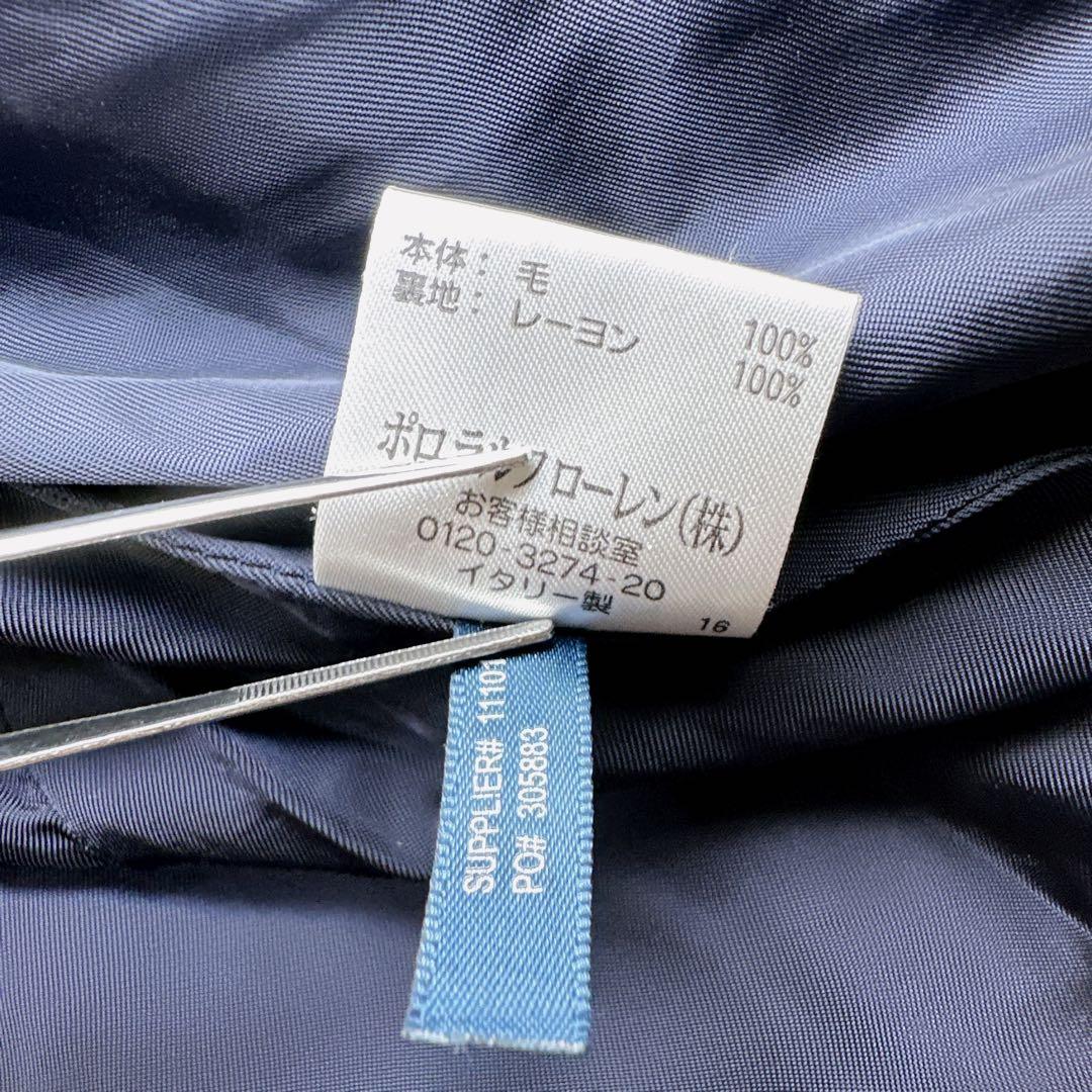 美品✨RALPH LAUREN レディース 紺ブレ ジャケット S相当 ネイビー