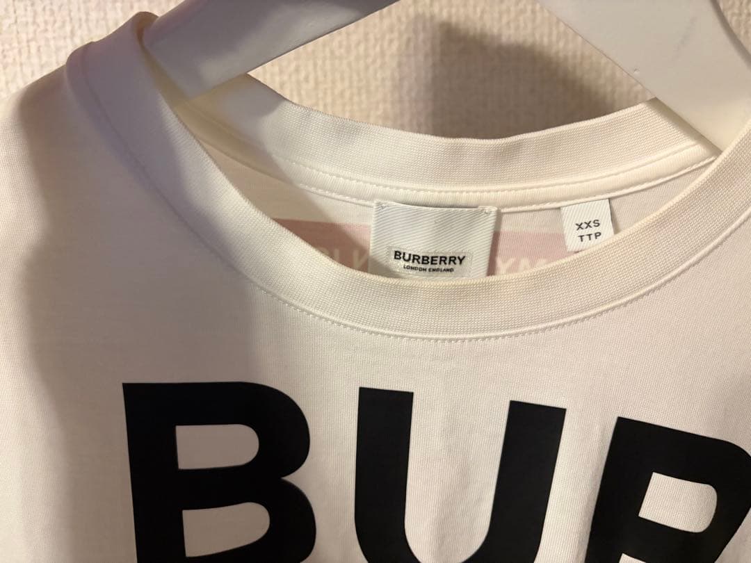 BURBERRY ホースフェリー ロゴ Tシャツ 白 XXS バーバリー