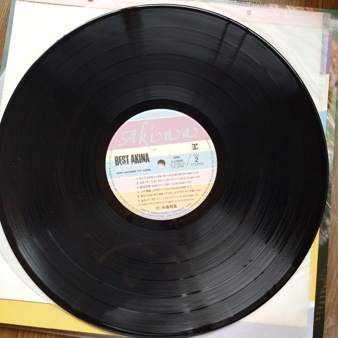 中森明菜BEST AKINAメモワール5thアルバム　レコードカレンダー付き
