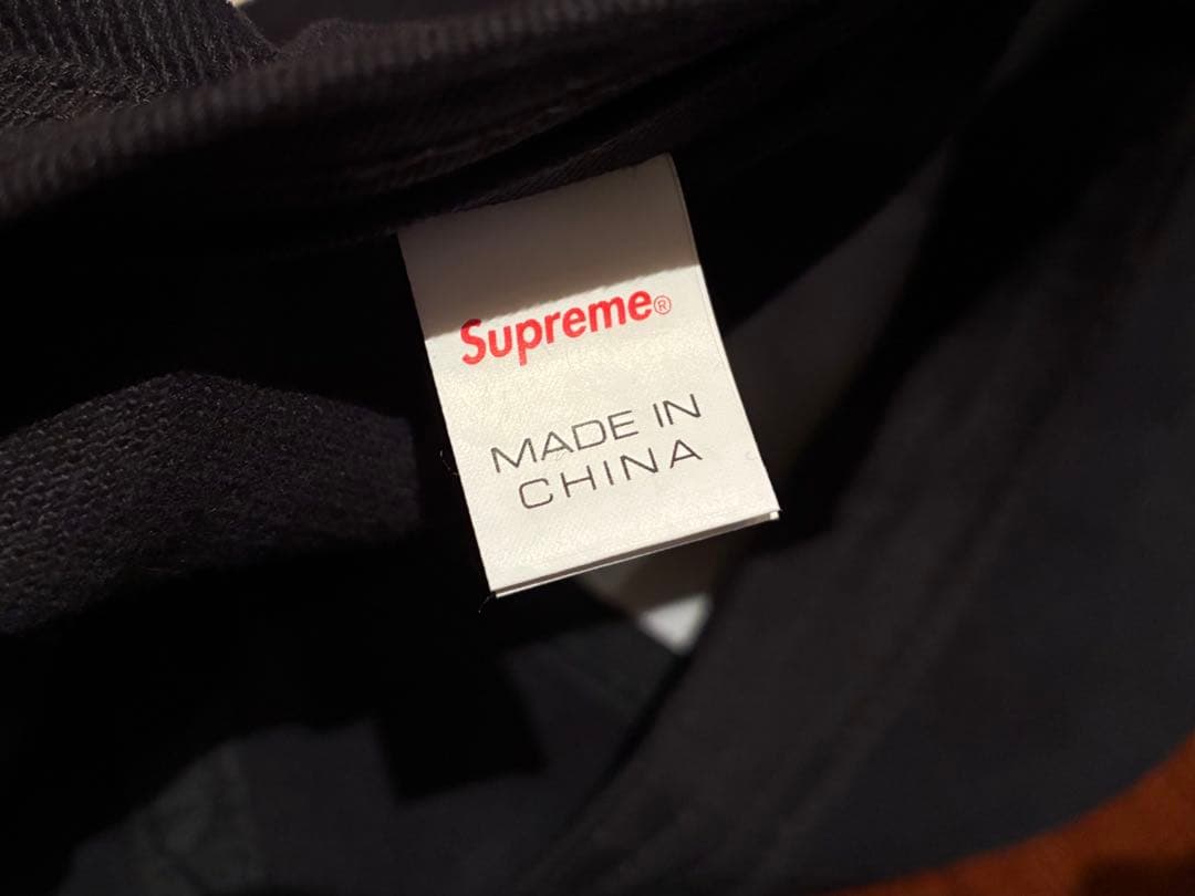 SUPREME Classic Logo 6-Panel Cap ブラック