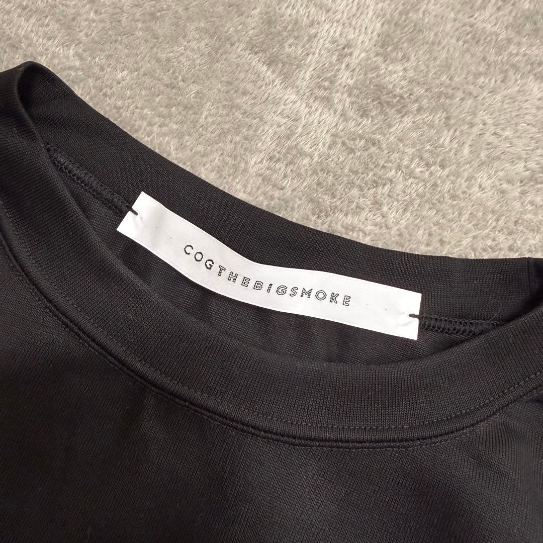 Noble別注 コグザビッグスモーク DELTA T-SHIRT 黒　ブラック
