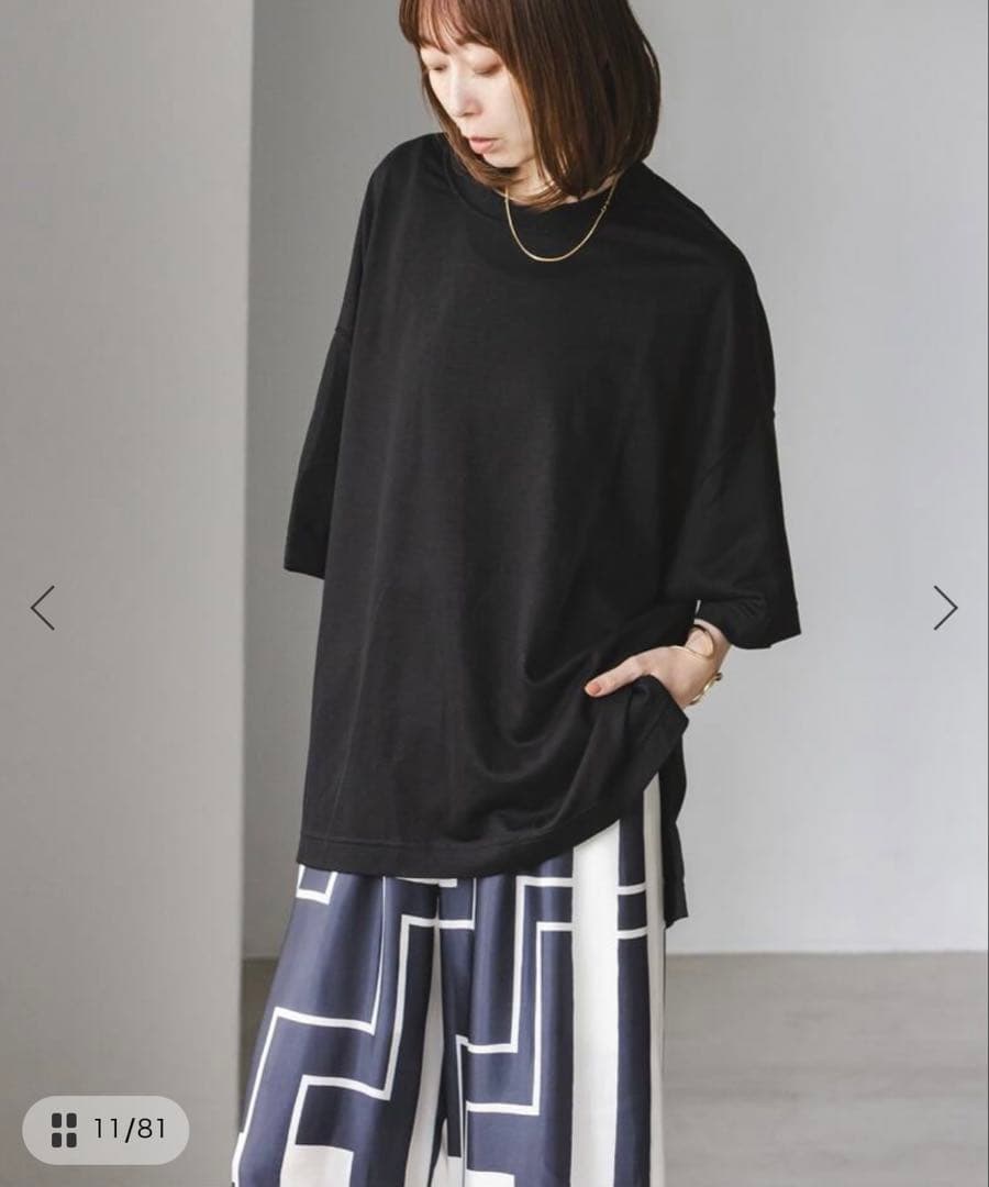 Noble別注 コグザビッグスモーク DELTA T-SHIRT 黒　ブラック