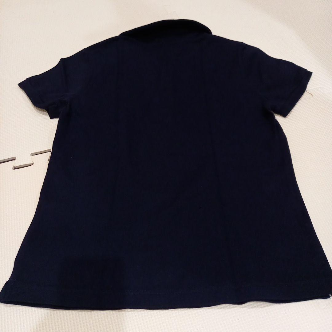 試着のみ　BURBERRY BLUE LABELネイビー 半袖ポロシャツ 40