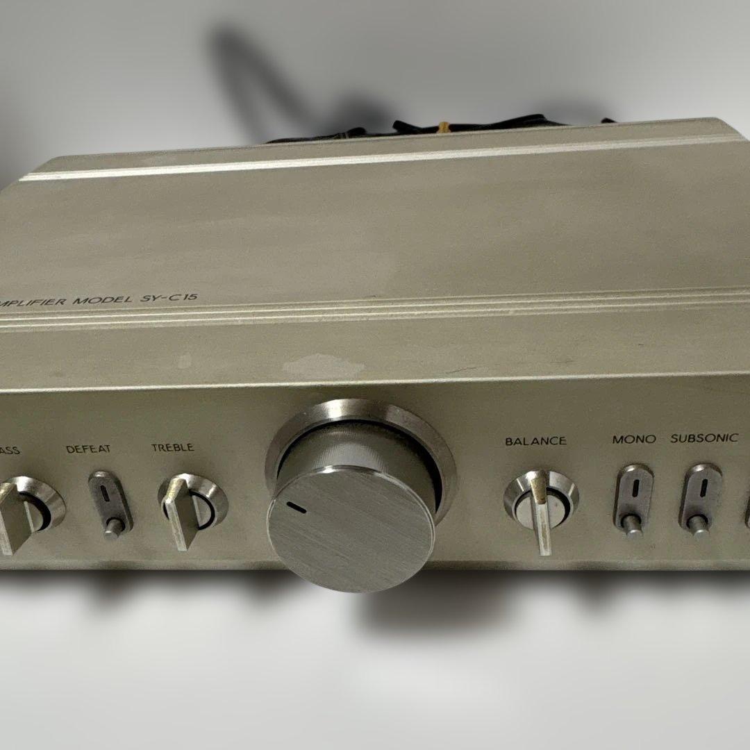 AUREX ステレオプリアンプ　SY-C15 動作品