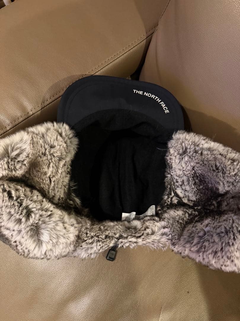 【極美品】THE NORTH FACE ブラック　フライトキャップ 耳あて付き