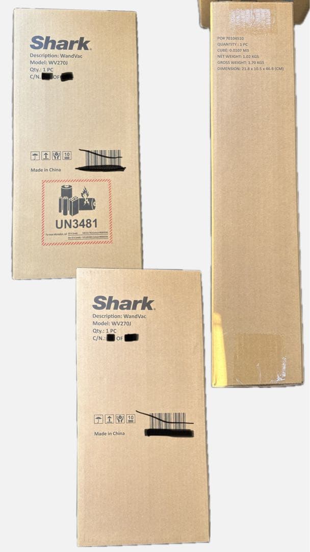 Shark EVOPOWER 充電式ハンディクリーナー　wv270j 新品