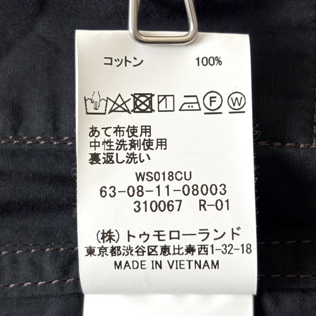 トゥモローランド 21SS コットン 4Bダブルブレストジャケット M ブラック