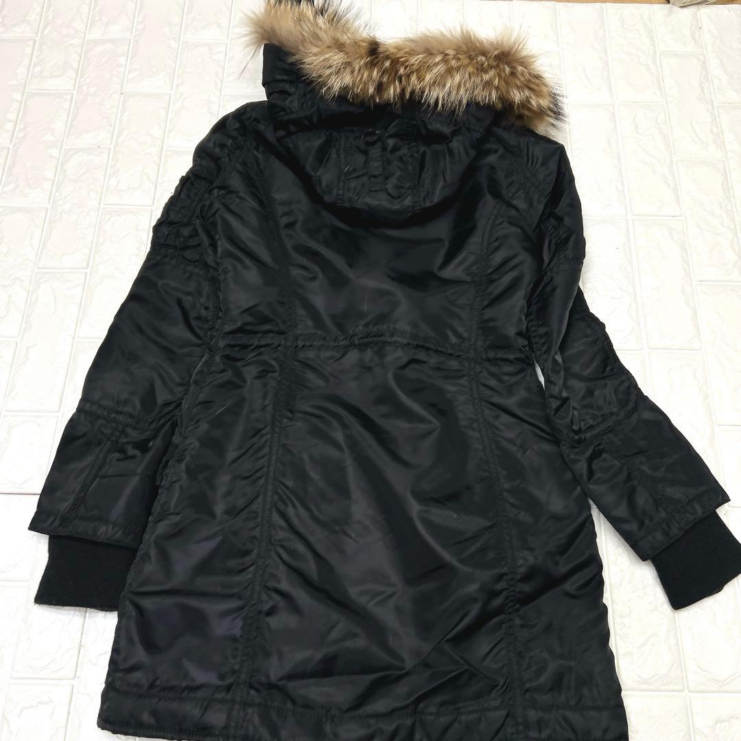 moussy ミリタリー モッズコート y2k リアルファー n3b
