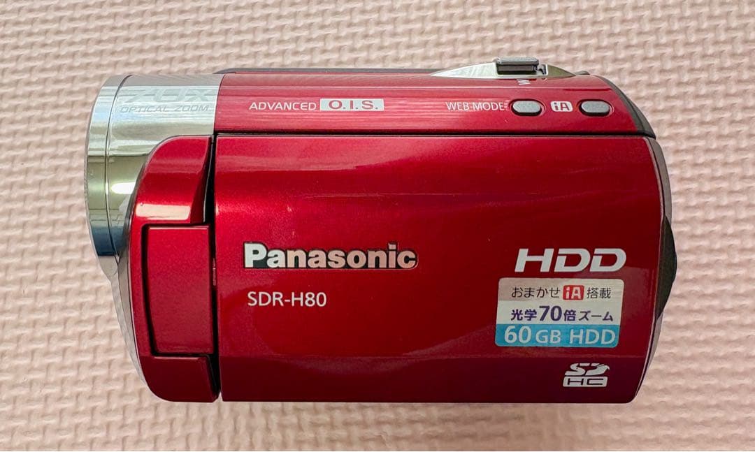 あ*ー様 Panasonic SDR-H80 ビデオカメラ 本体・充電器・SDカ