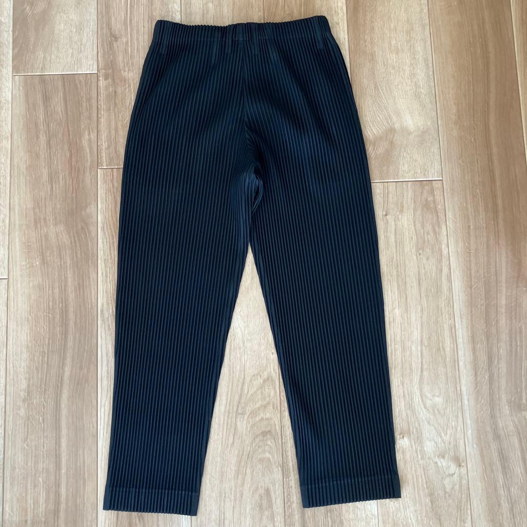 美品　HOMME PLISSÉ ISSEY MIYAKE セットアップ　ブラック