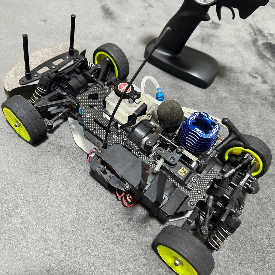 最終値下げ！エンジンラジコンTAMIYA 1/10RCEライキリGT プロポ付き
