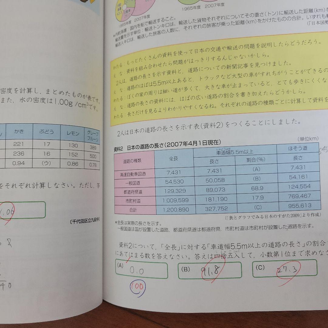 ena エナ パースペクティブ 小6 上下 夏　適性検査 中学受検