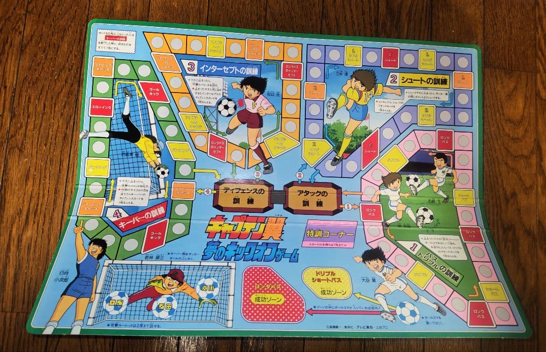 のん　[未使用]80年代　キャプテン翼　夢のキックオフゲーム　ボードゲーム