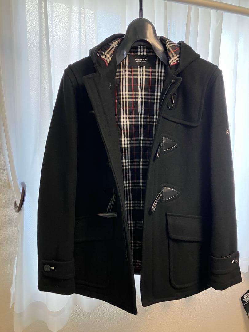 BURBERRY BLACK LABEL ダッフルコート ブラック