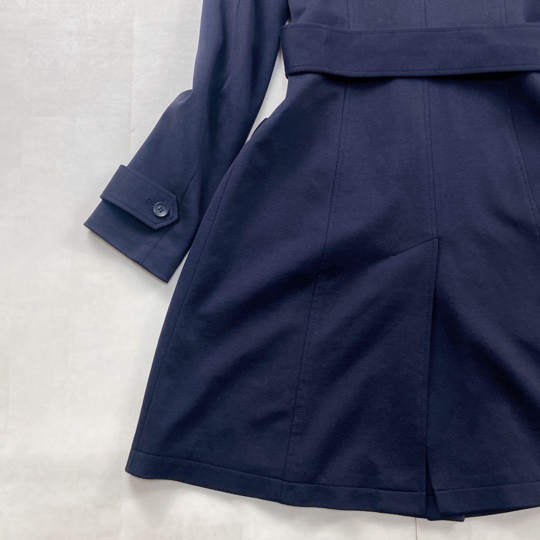極美品 MaxMara ダブルベルト ストレッチトレンチコート ギャザー