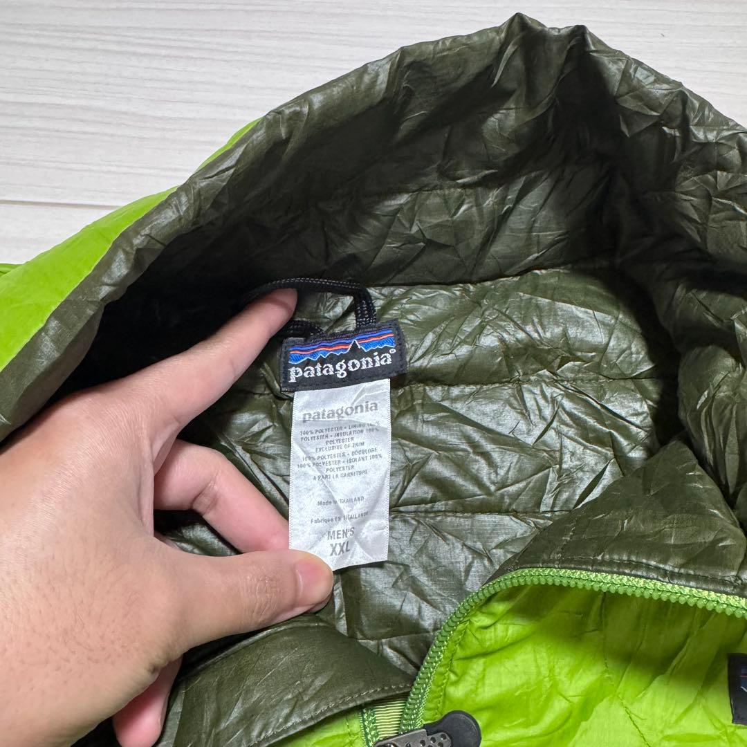 Patagonia パフボールベスト ゲッコーグリーン アシッド