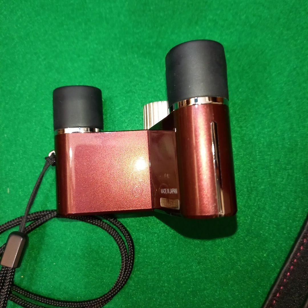 日*4様 ニコン　Nikon　双眼鏡　４×１０　10　赤　ボルドー　ワインレッド