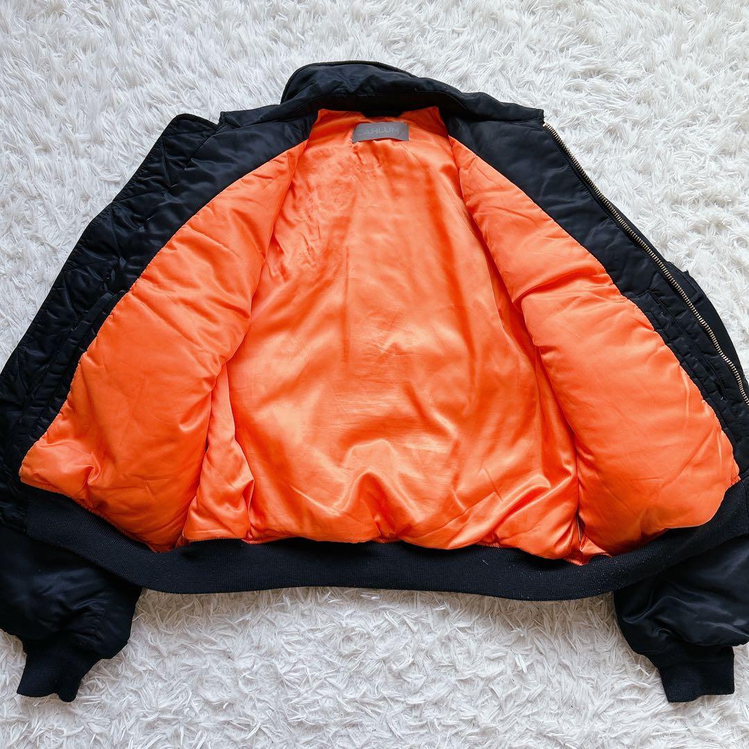 美品 CAHLUMN MA-1 フライトジャケット L 中綿 ビッグシルエット