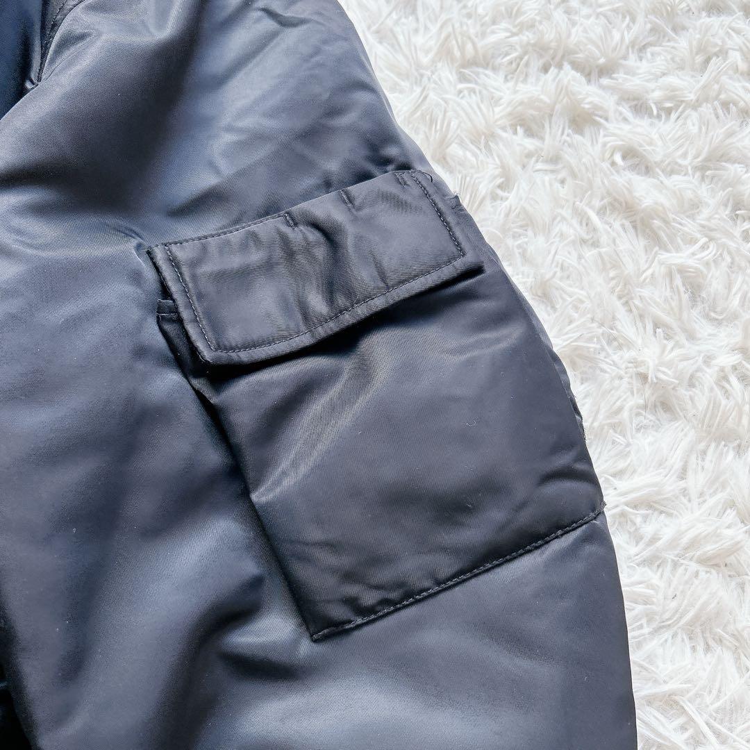 美品 CAHLUMN MA-1 フライトジャケット L 中綿 ビッグシルエット