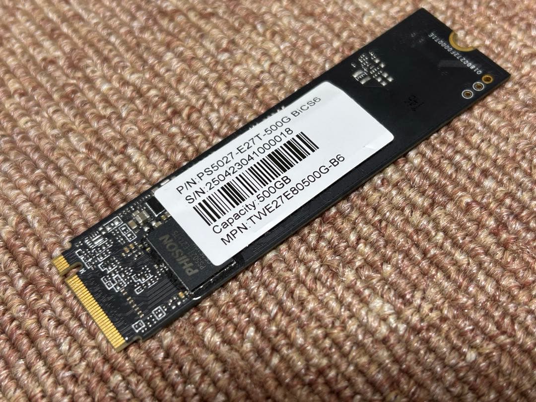 t*m様 m.2 SSD 高速 Gen4 PS5027-E27T-500G ゲー