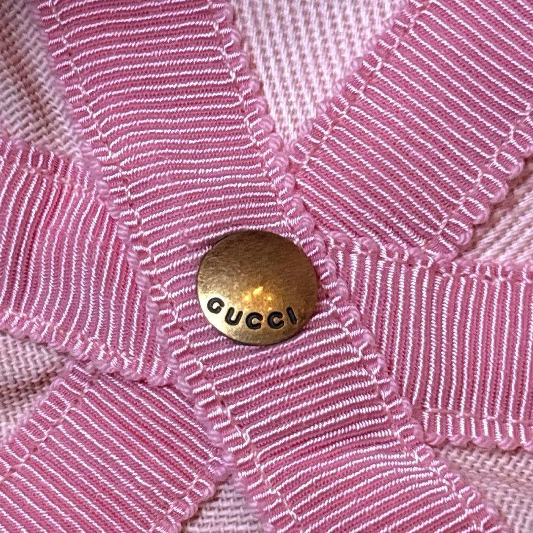 GUCCI グッチ NY ニューヨークヤンキース キャップ 帽子 ピンク うさぎ