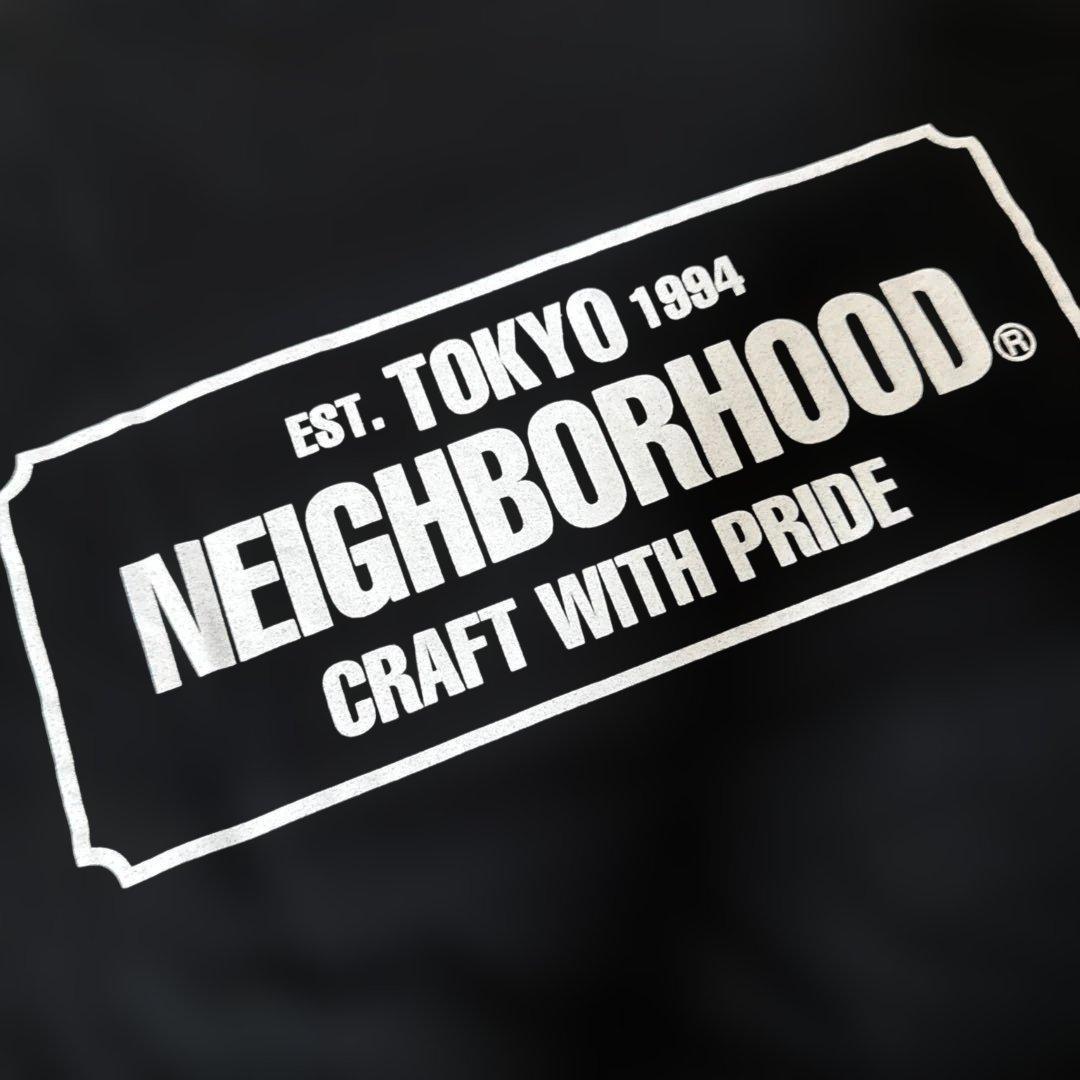 【即完売・入手困難モデル】ネイバーフッド☆バックBOXロゴ入りTシャツ