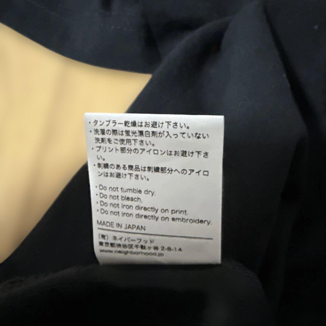 【即完売・入手困難モデル】ネイバーフッド☆バックBOXロゴ入りTシャツ