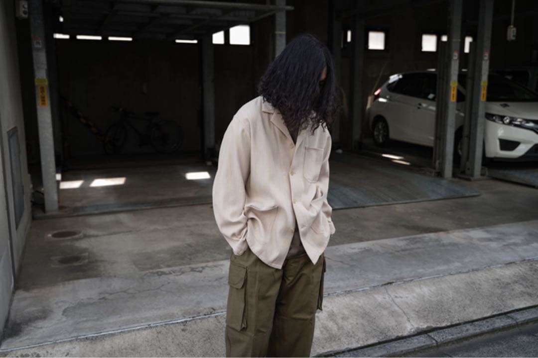 ジャケット・アウター AURALEE COTTON WOOL DOUBLE CLOTH BLOUZON