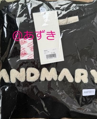 【新品未使用】ANDMARY Mary logo tops 2