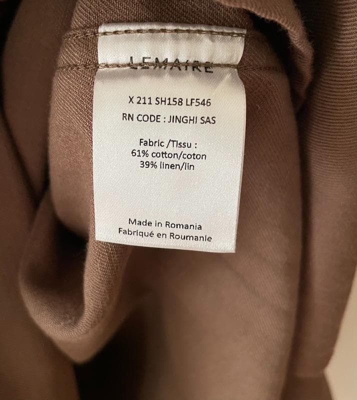 amo　LEMAIRE / LONGLINE PULLOVER SHIRT
