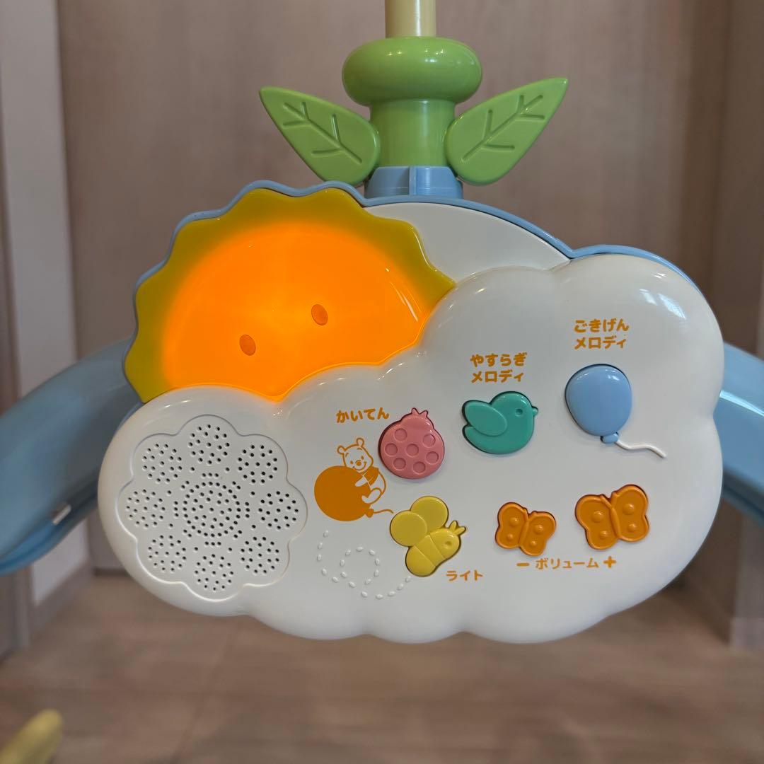 【美品】くまのプーさん 6WAYジムにへんしんメリー