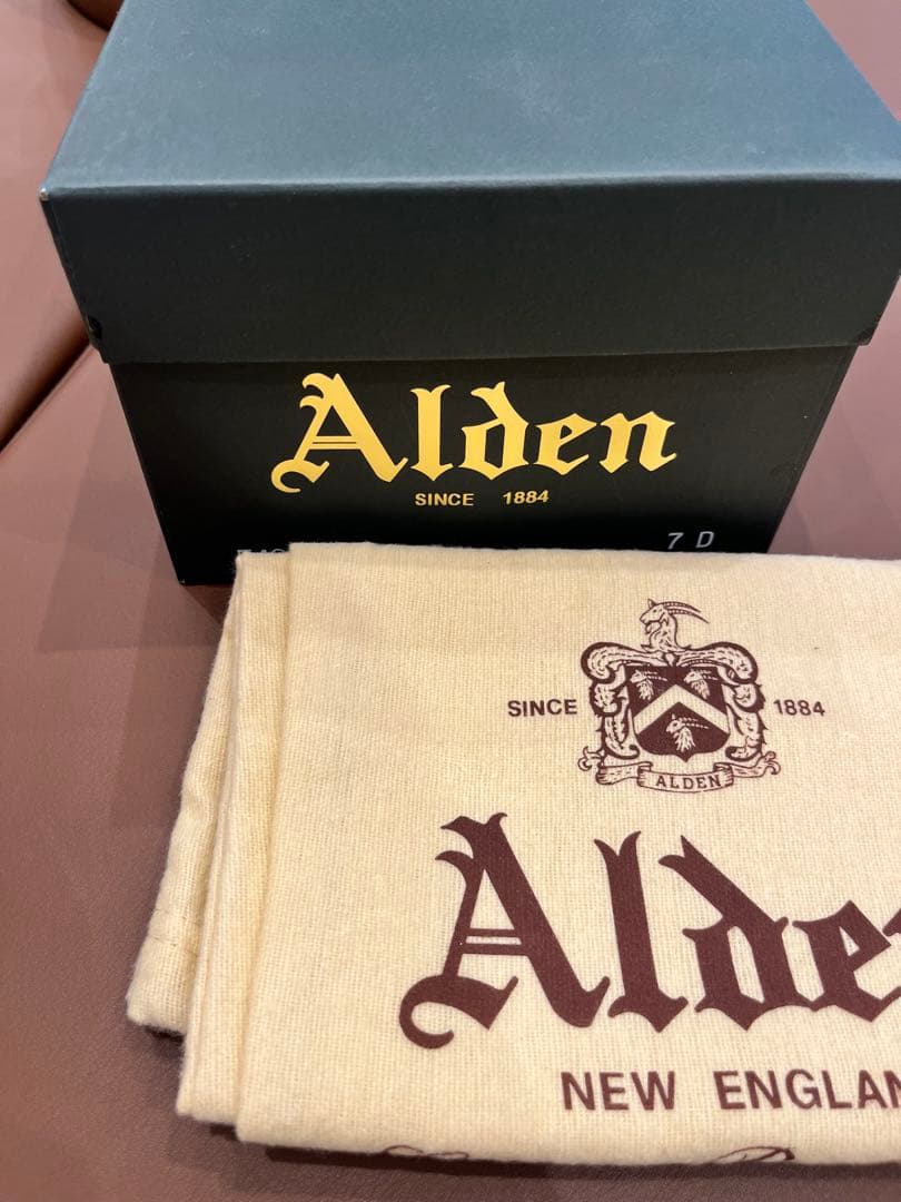 Alden #54007 7D U-TIP　カーフBLK