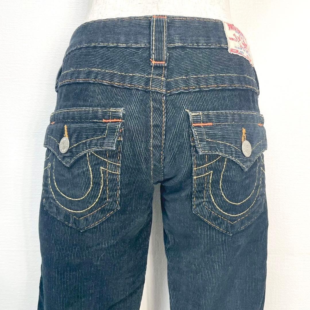 y2k❤️00s TRUE RELIGION コーデュロイ ローライズフレアパンツ
