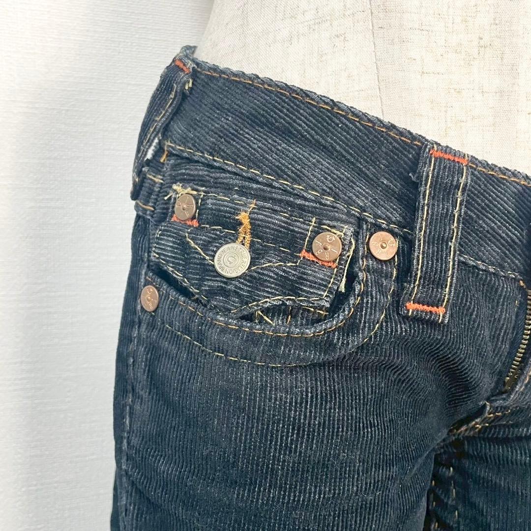 y2k❤️00s TRUE RELIGION コーデュロイ ローライズフレアパンツ