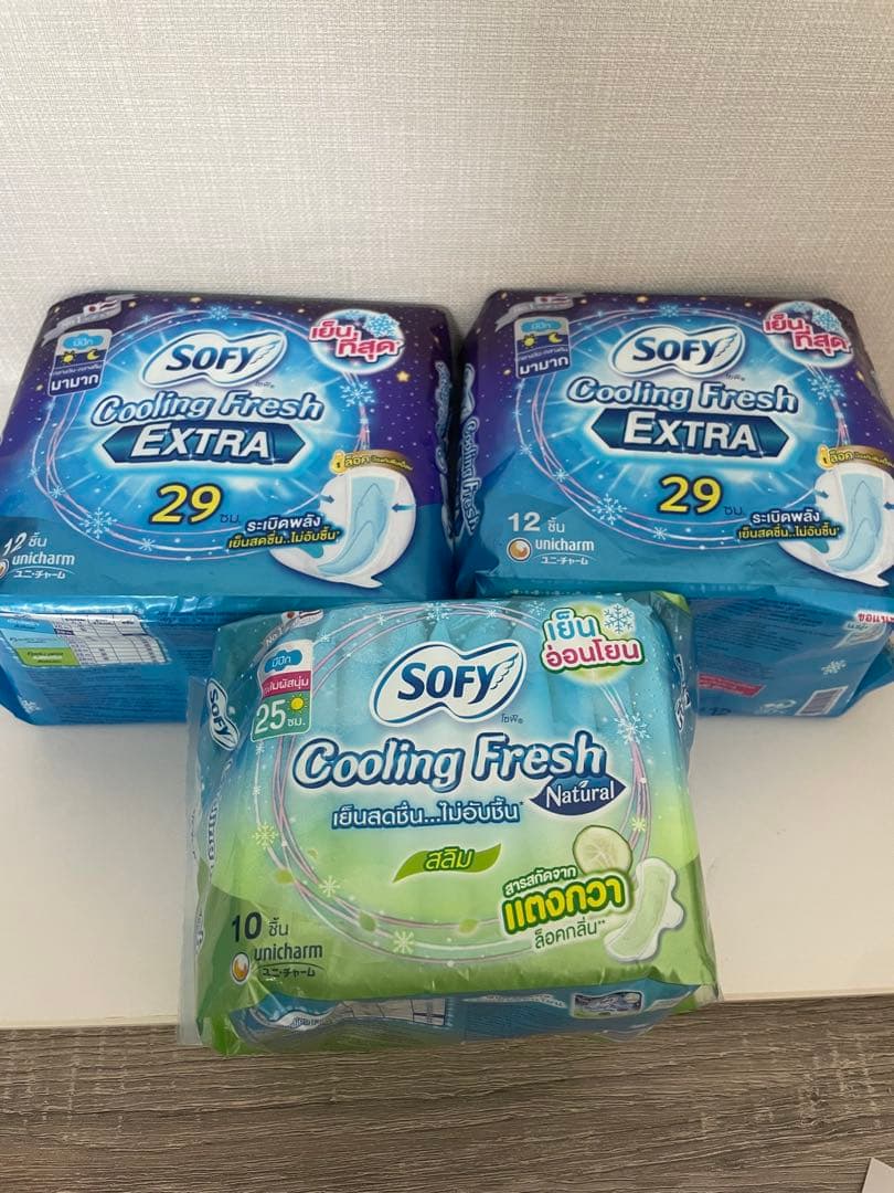 SOFY ソフィー　Cooling Fresh タイ　生理用品　生理ナプキン