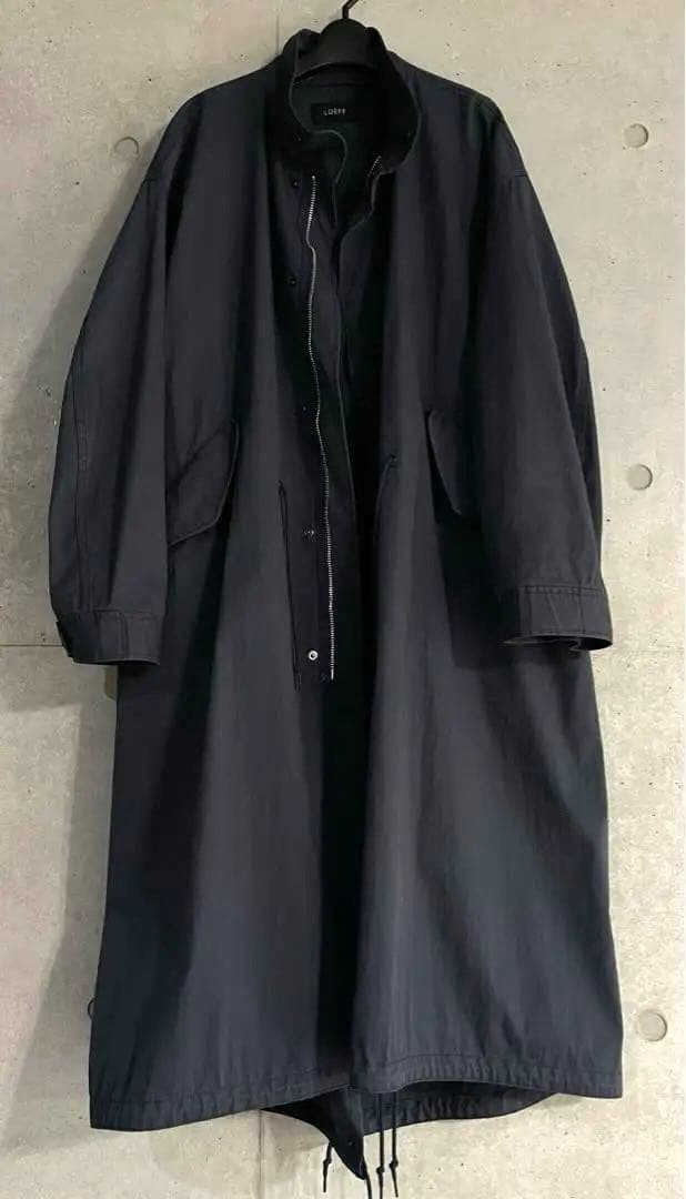美品　ロエフ　OXスタンドカラー　モッズコート