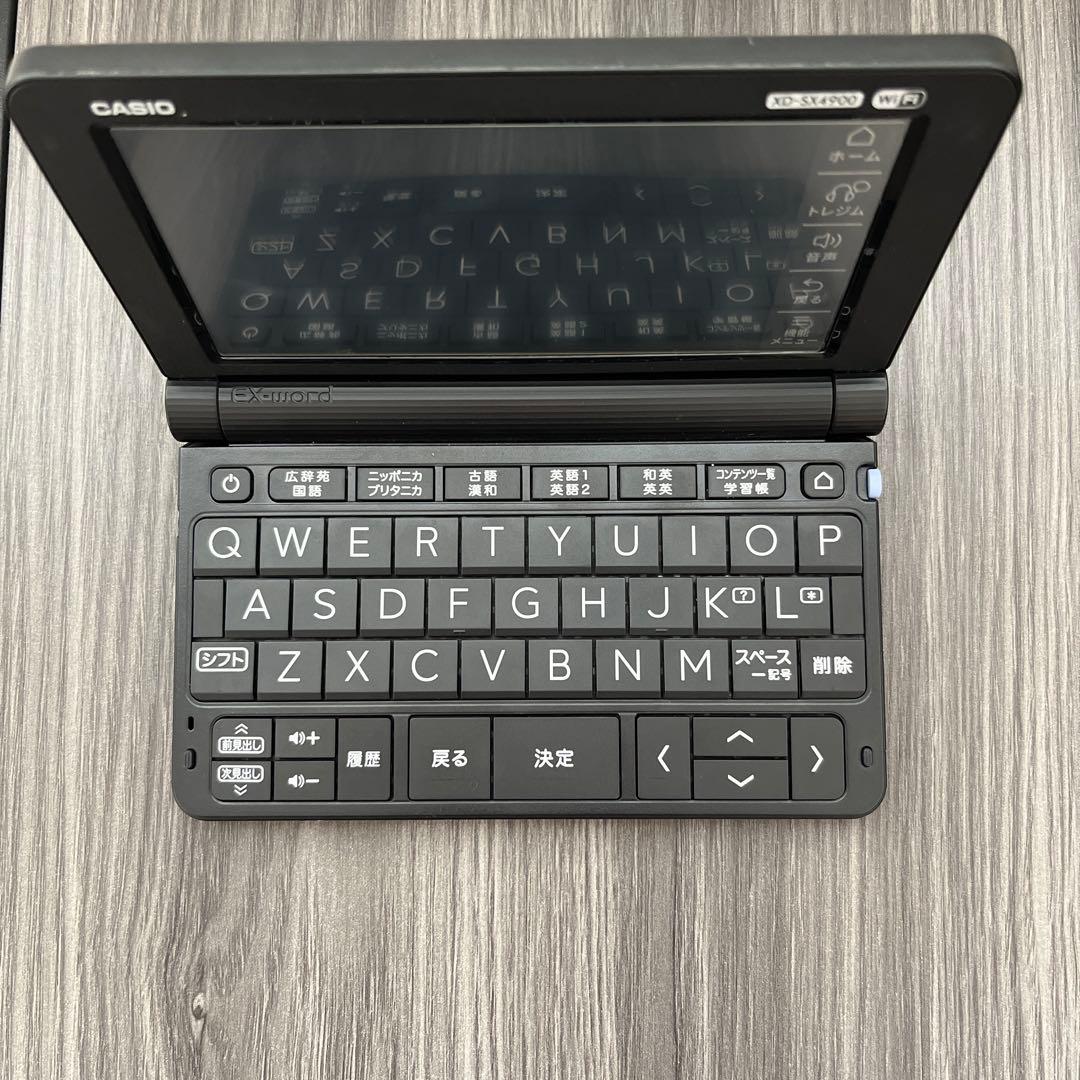 カシオ EX-word XD-SX4900BK 電子辞書