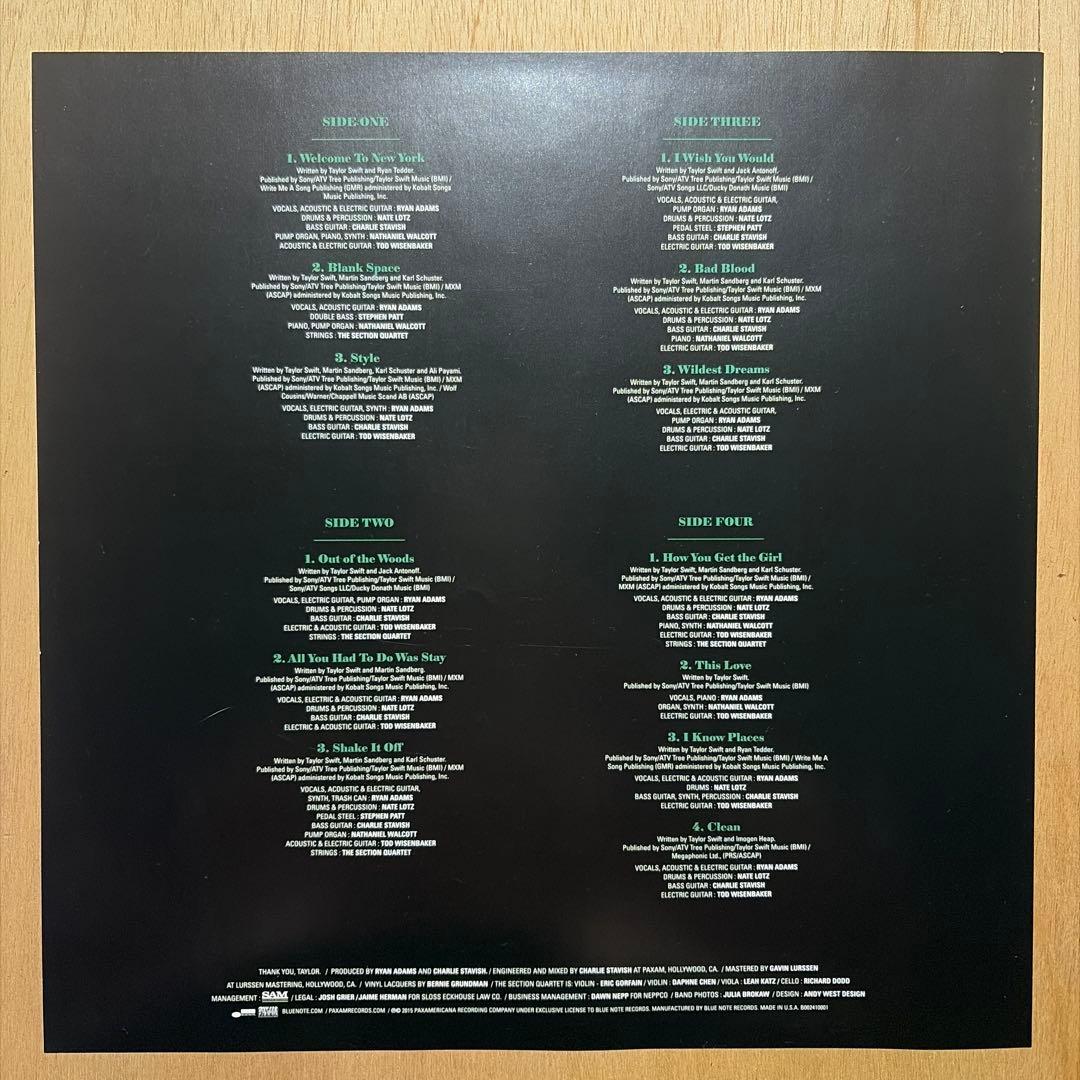 洋楽 Ryan Adams - 1989