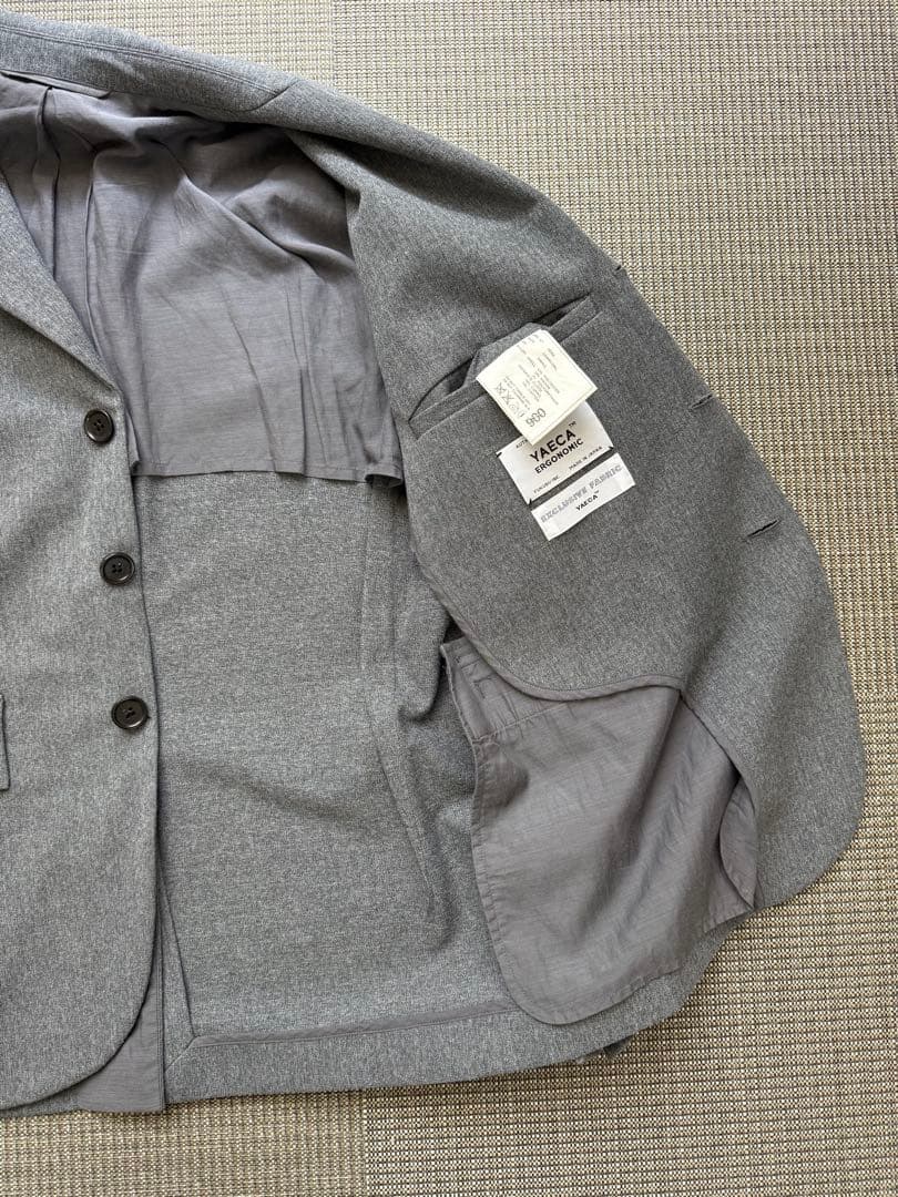 【美品】YAECA エルゴノミック チャコール セットアップ Sサイズ