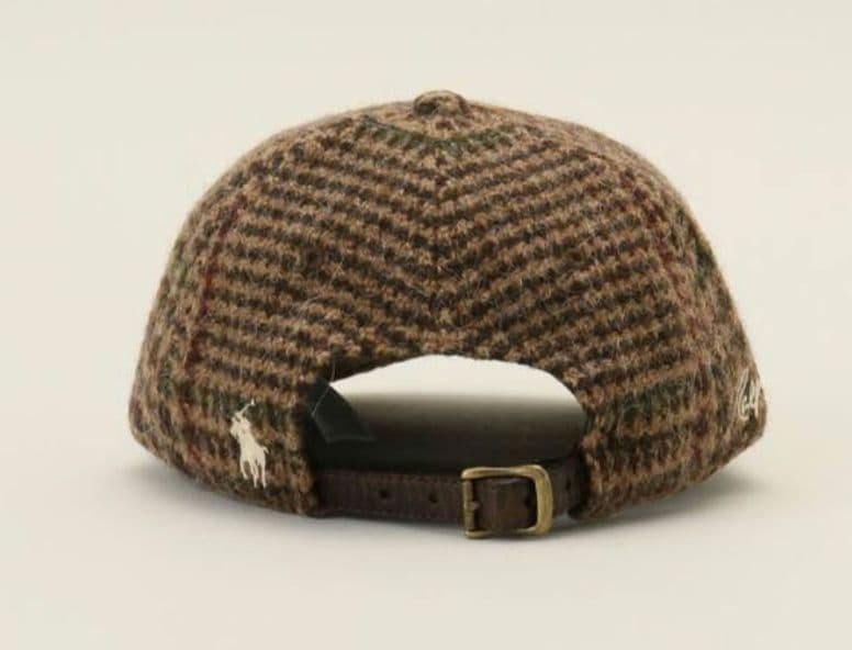 完売品 ポロ ラルフ ローレン TWEED CAP チェック柄　ウール